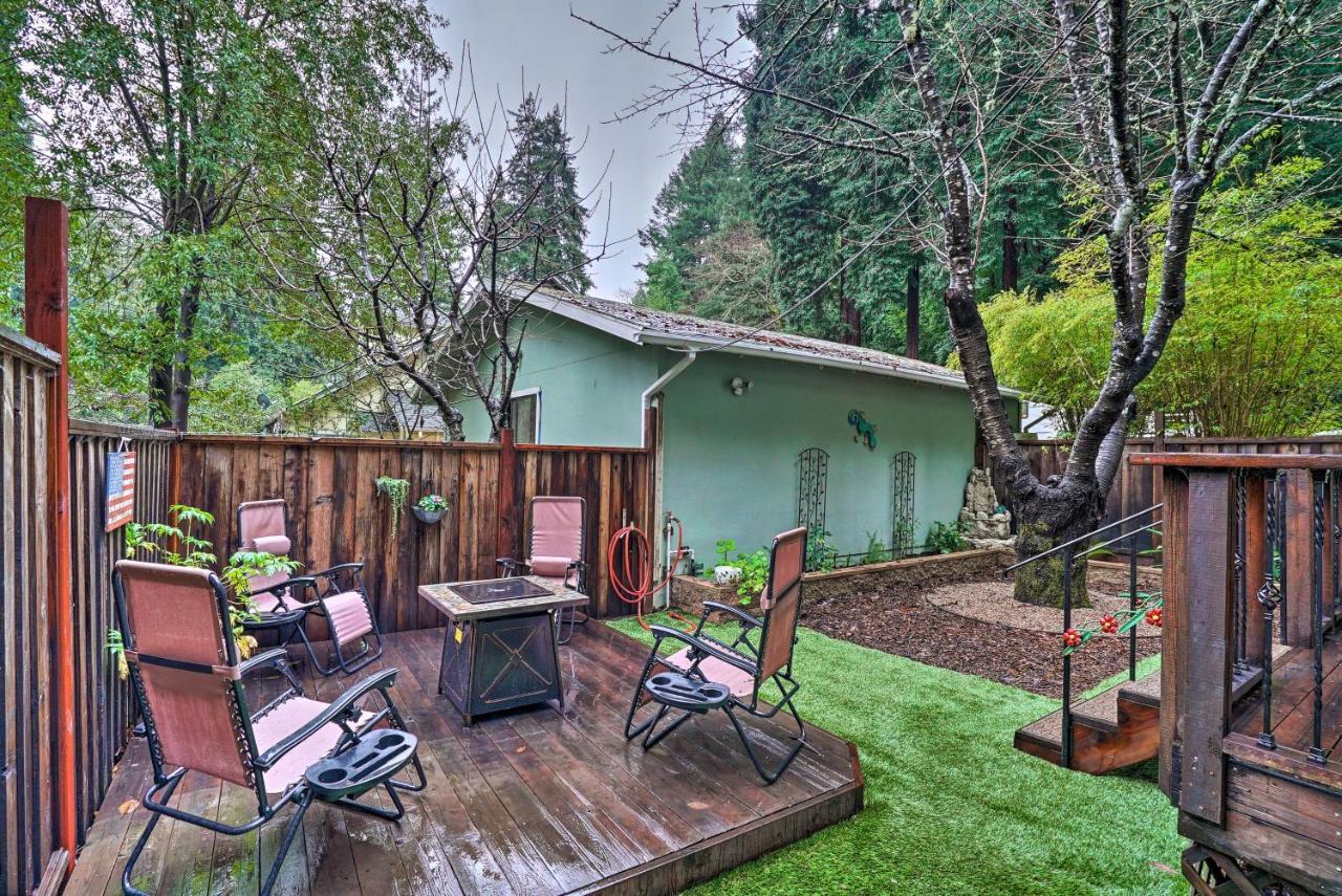 California Cottage Less Than 4 Mi To Redwood Hiking Trails Ben Lomond Eksteriør billede